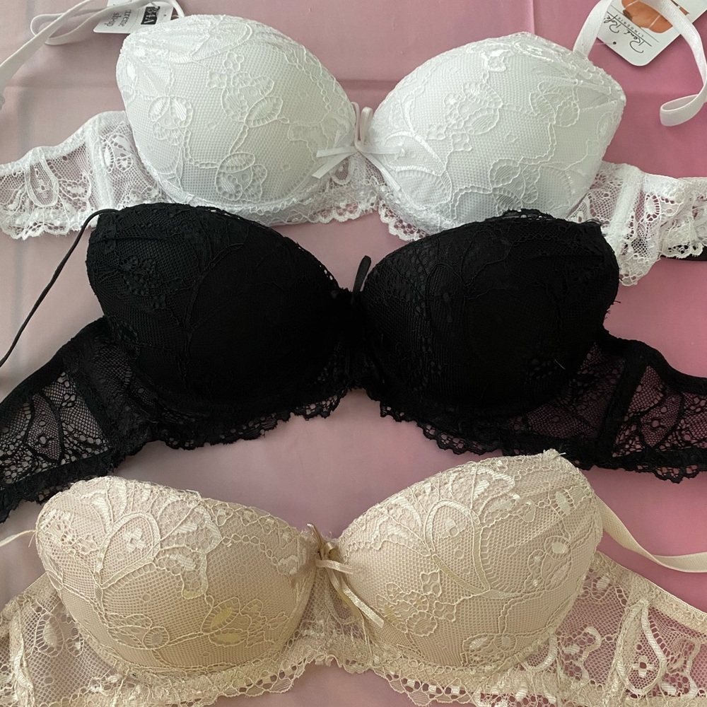 Pack of 3 Lace Bras